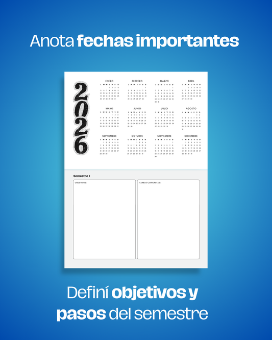 Planner 2026 Estudiantes