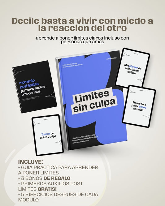 🌿 Limites sin culpa: Una guia para cuidarte sin romper vínculos