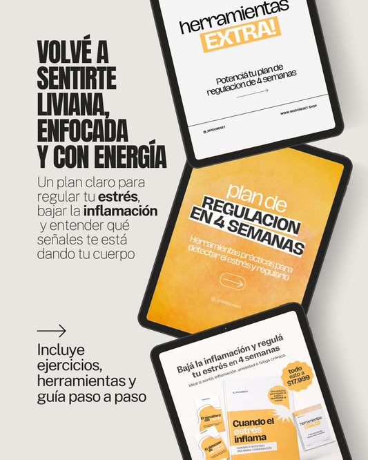 🥑 Estres e inflamacion: cómo regular el estrés y desinflamar el cuerpo + BONOS GRATIS