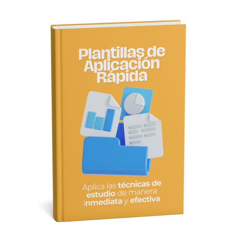 Plantillas para aplicar las técnicas de estudio